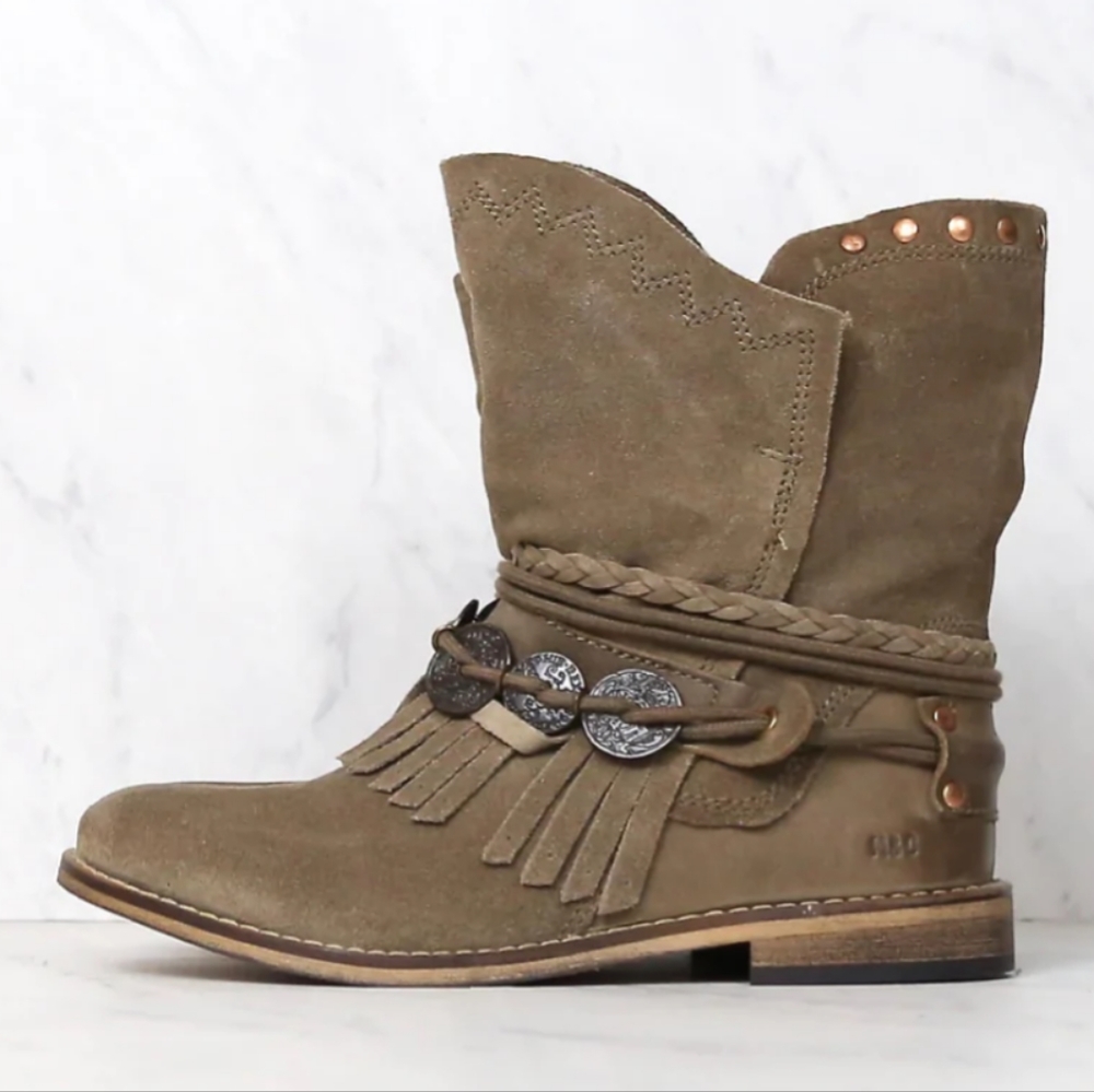 Musse & Cloud Suede Booties